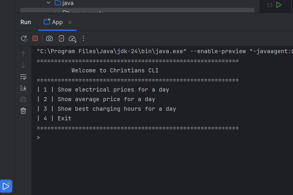 Java CLI